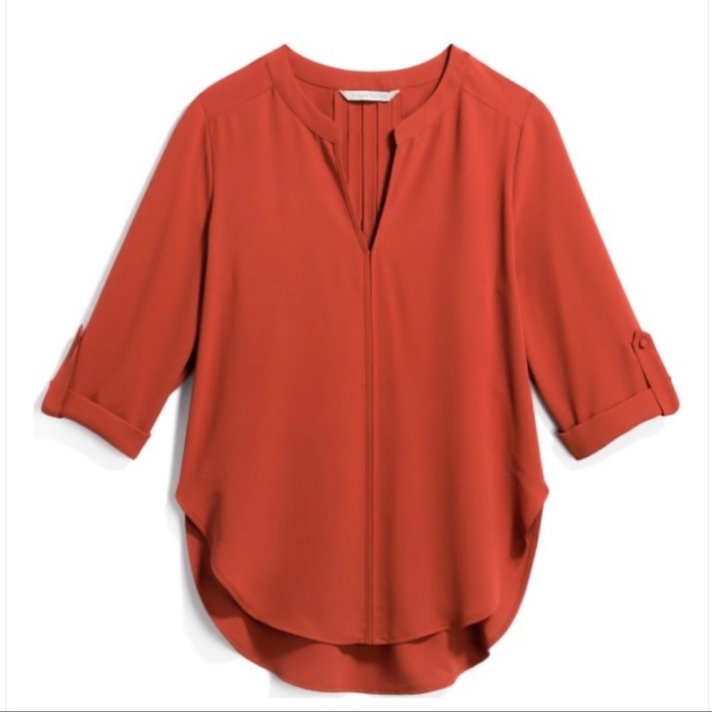 41 Hawthorne Karie split neck blouse 3x